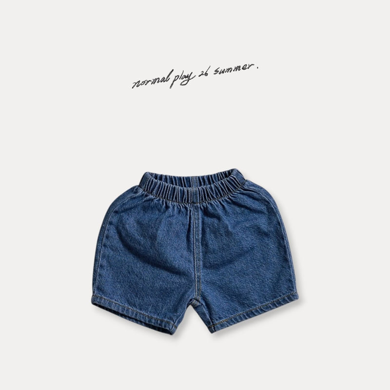 Normalplay - Korean Children Fashion - #fashionkids - Rounded Denim Shorts