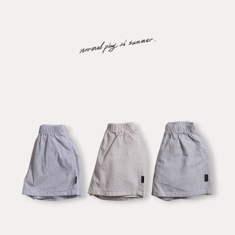 Normalplay - Korean Children Fashion - #kidsshorts - Line Stripe Shorts