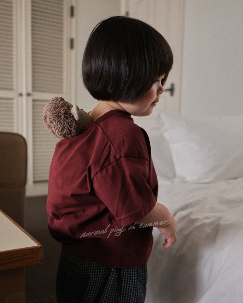 Normalplay - Korean Children Fashion - #kidsstore - Bio-washed Short Sleeve Tee - 9