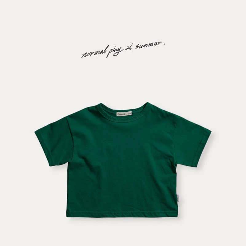 Normalplay - Korean Children Fashion - #kidzfashiontrend - Bio-washed Short Sleeve Tee - 10
