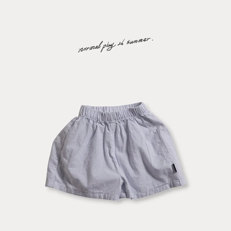 Normalplay - Korean Children Fashion - #kidzfashiontrend - Line Stripe Shorts - 3