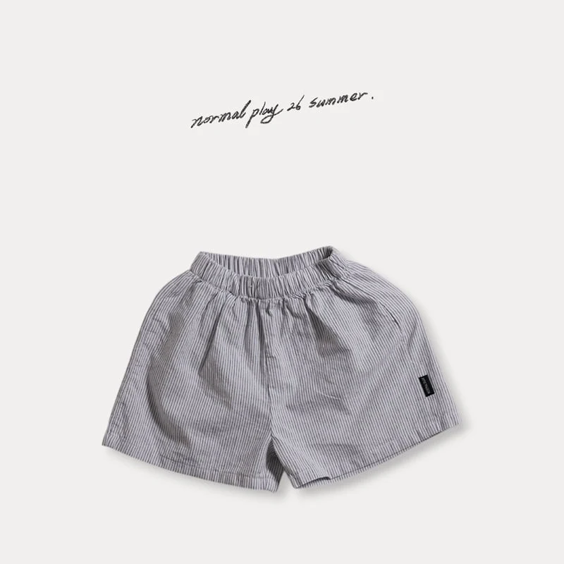 Normalplay - Korean Children Fashion - #littlefashionista - Line Stripe Shorts - 5