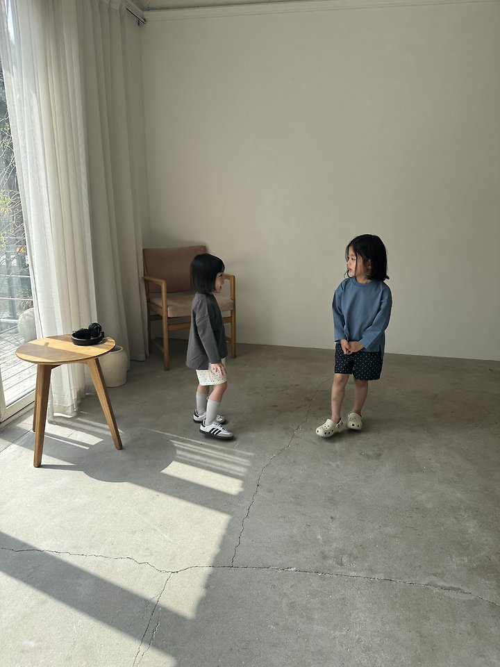 Nrk - Korean Children Fashion - #Kfashion4kids - Basic Slit Tee - 5