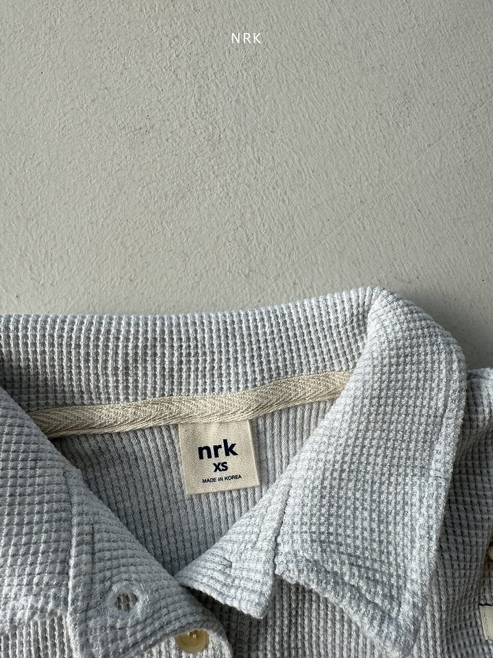 Nrk - Korean Children Fashion - #Kfashion4kids - Collar Waffle Set - 3