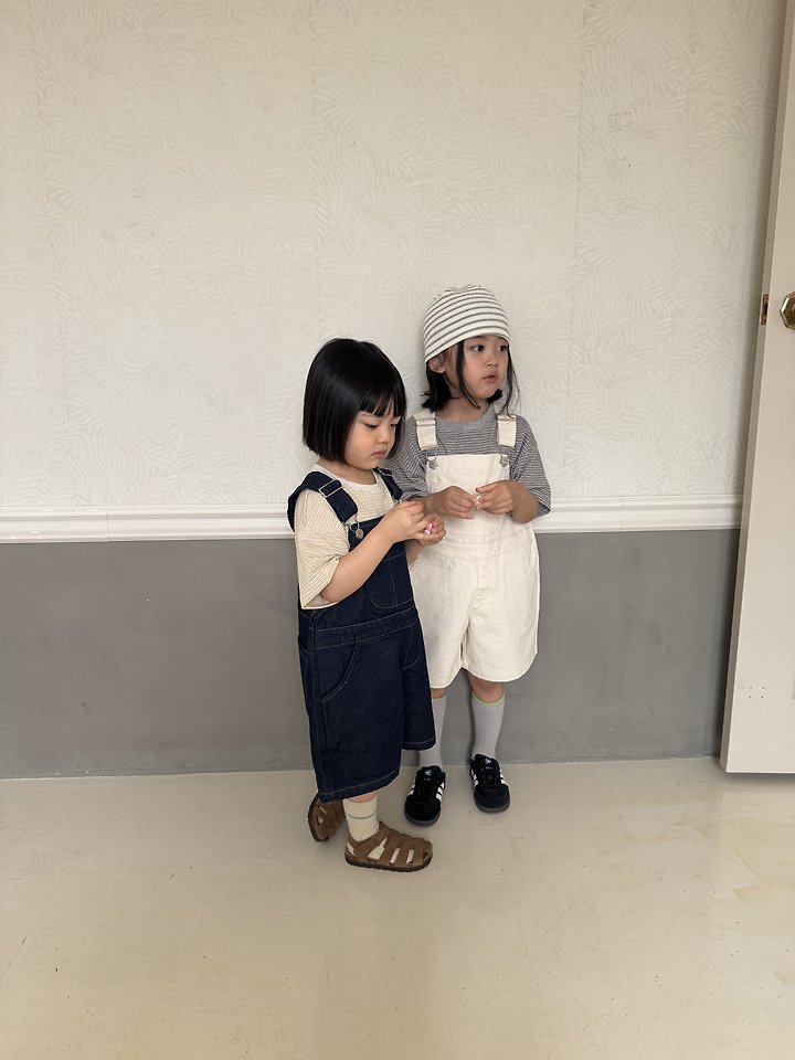 Nrk - Korean Children Fashion - #Kfashion4kids - Denim Overall Pants - 12