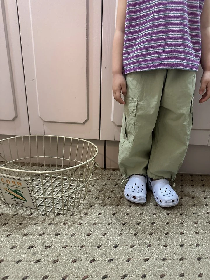 Nrk - Korean Children Fashion - #Kfashion4kids - String Cargo Pants - 10