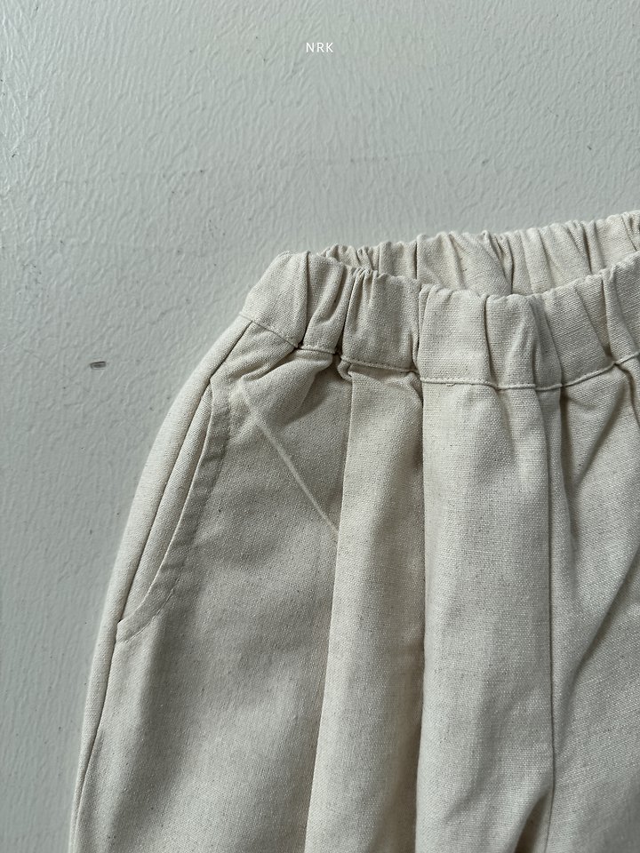 Nrk - Korean Children Fashion - #childofig - Linen Pleated Pants - 3