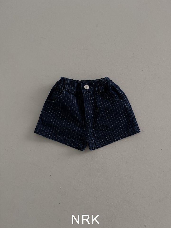 Nrk - Korean Children Fashion - #stylishchildhood - 5-Length Denim Shorts - 4