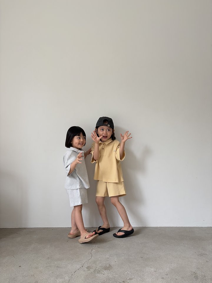 Nrk - Korean Children Fashion - #childrensboutique - Collar Waffle Set - 10