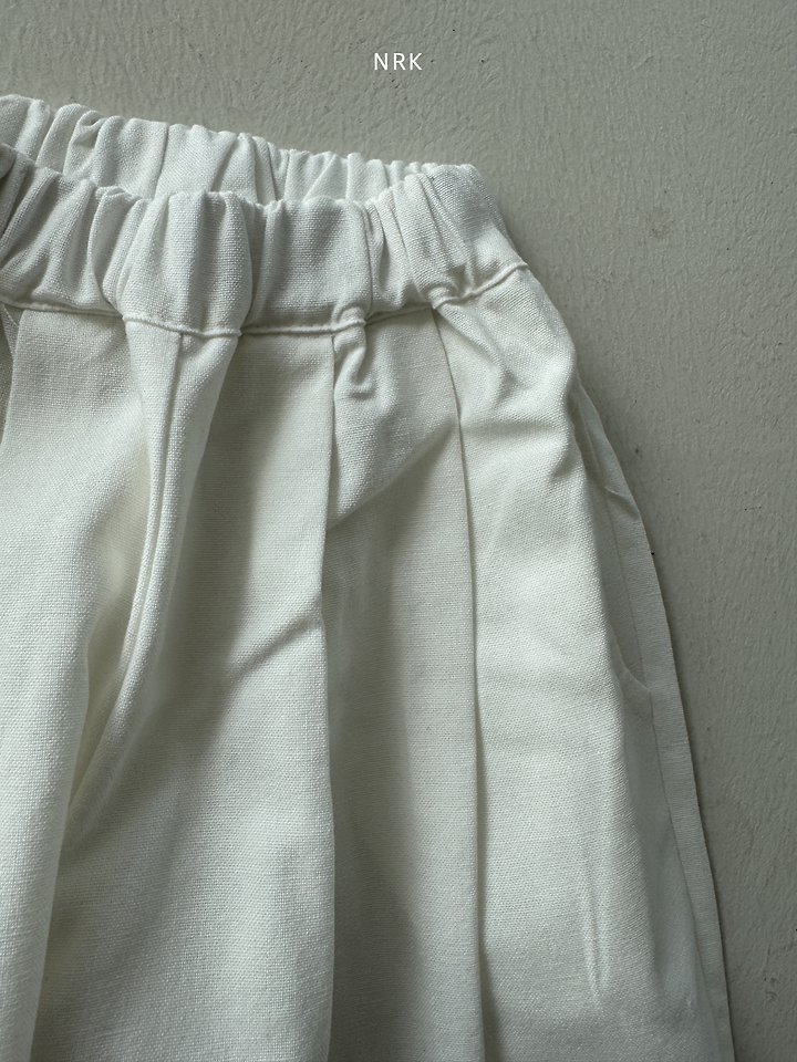 Nrk - Korean Children Fashion - #childofig - Linen Pleated Pants - 4