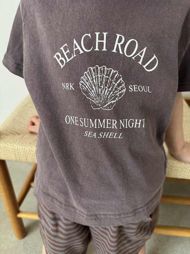 Nrk - Korean Children Fashion - #designkidswear - Beach Pigment Tee - 7