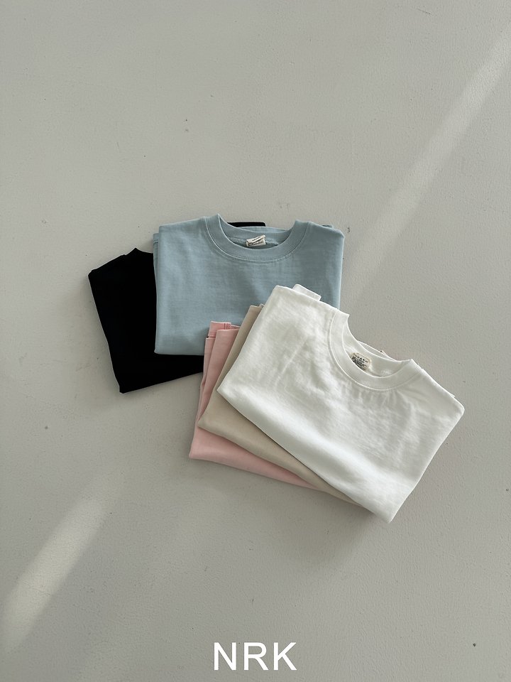 Nrk - Korean Children Fashion - #designkidswear - Solid Slit Tee - 3