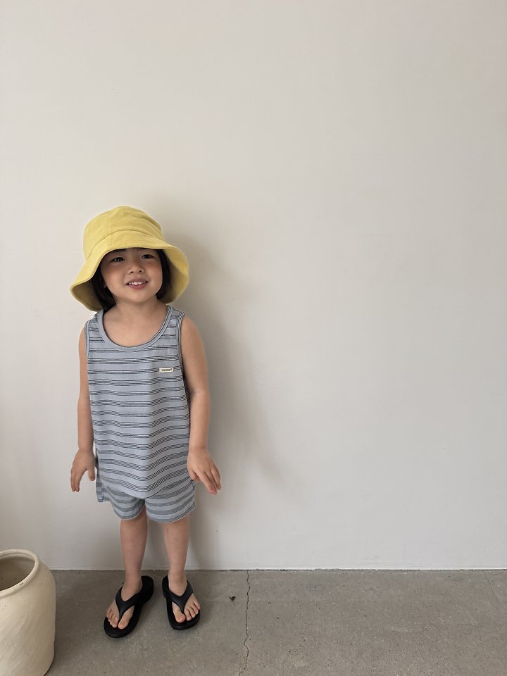 Nrk - Korean Children Fashion - #designkidswear - Pigment Stripe Set - 7