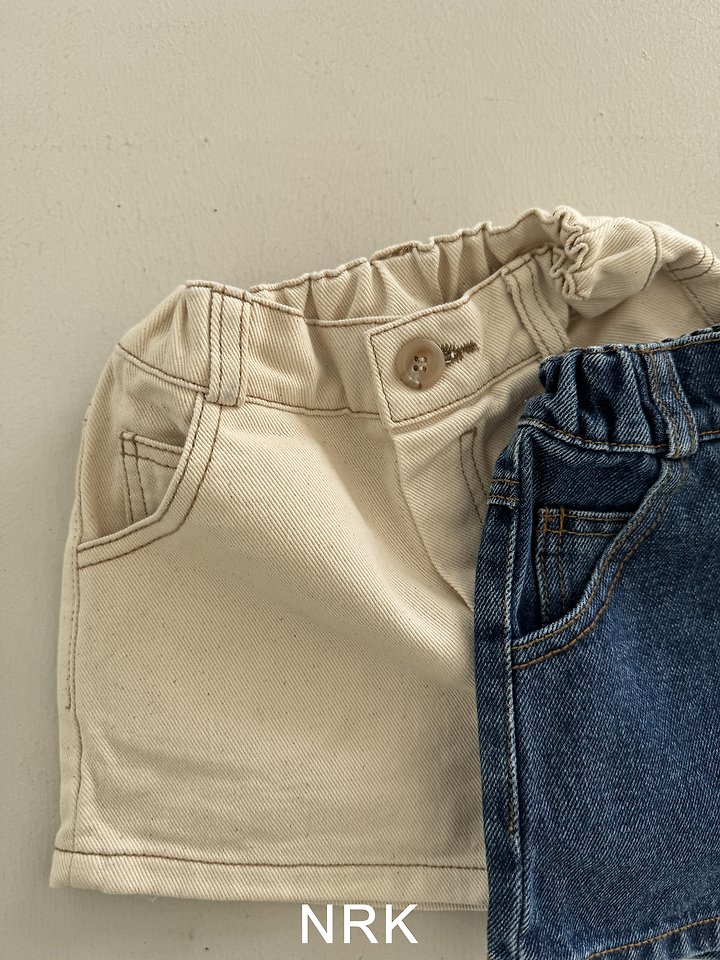 Nrk - Korean Children Fashion - #designkidswear - Denim Shorts - 5
