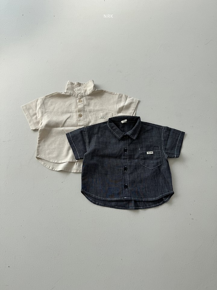 Nrk - Korean Children Fashion - #designkidswear - Summer Denim Shirt