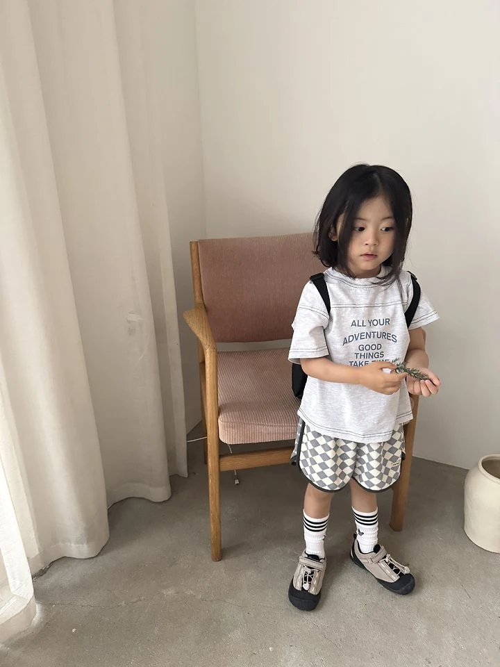 Nrk - Korean Children Fashion - #discoveringself - Smile Panel Tee - 11