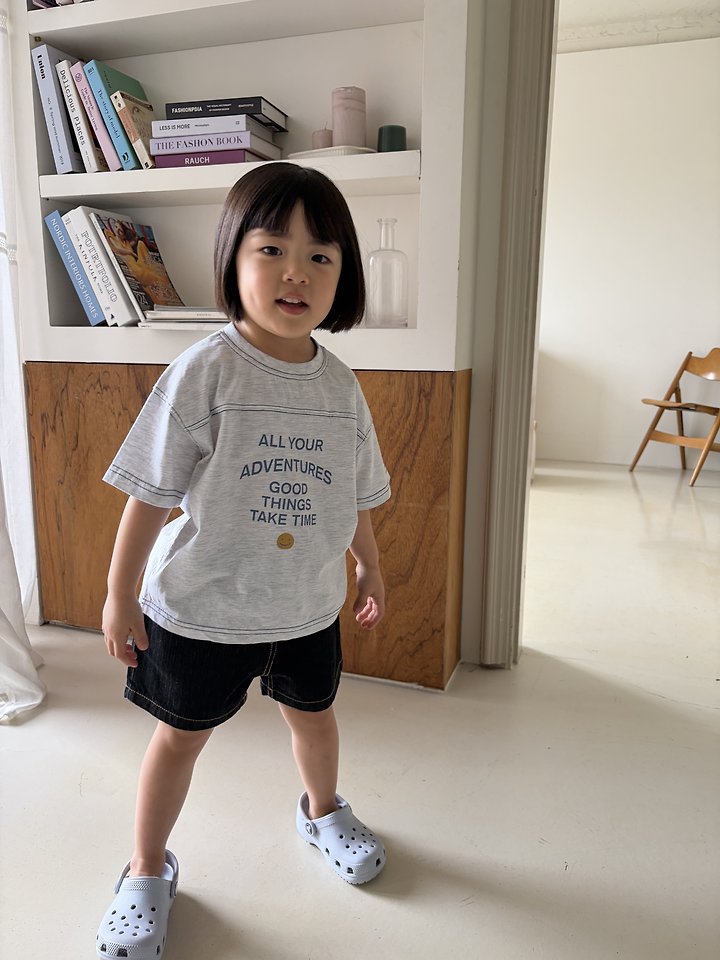 Nrk - Korean Children Fashion - #discoveringself - 5-Length Denim Shorts - 7