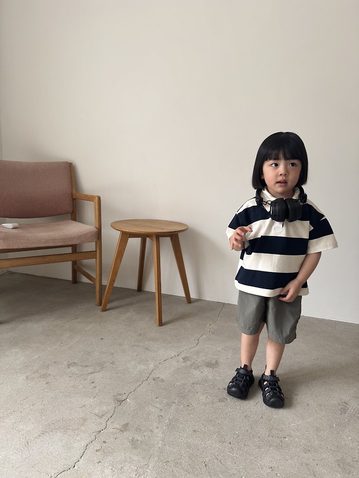 Nrk - Korean Children Fashion - #kidsshorts - Denkkang Collar Tee - 7