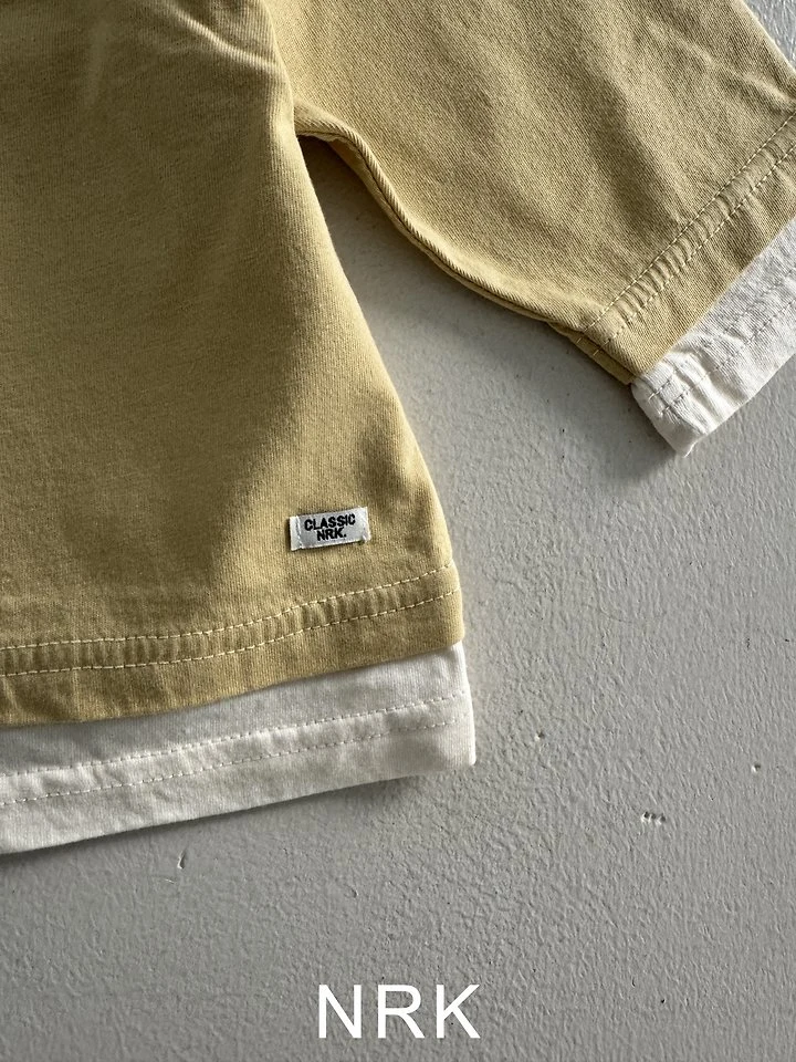 Nrk - Korean Children Fashion - #kidsshorts - Raglan Layered Tee - 3