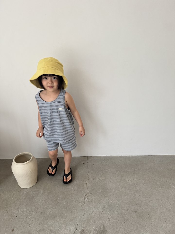 Nrk - Korean Children Fashion - #kidsshorts - Pigment Stripe Set - 10