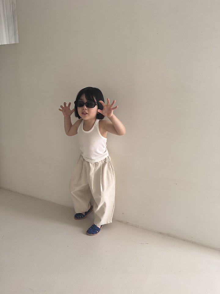 Nrk - Korean Children Fashion - #kidsshorts - Linen Pleated Pants - 8