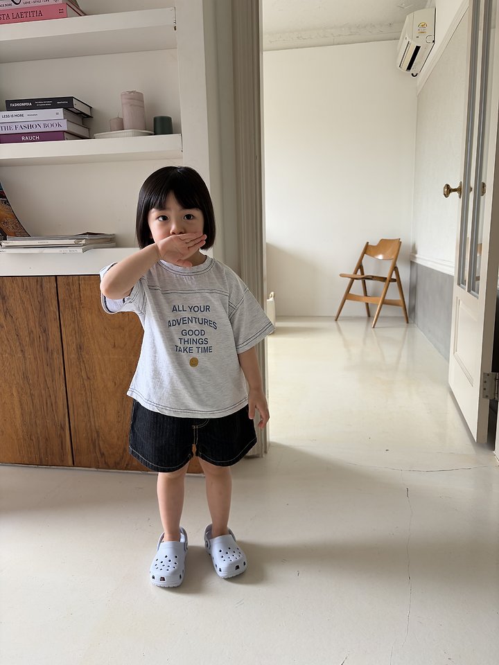 Nrk - Korean Children Fashion - #kidsshorts - 5-Length Denim Shorts - 9