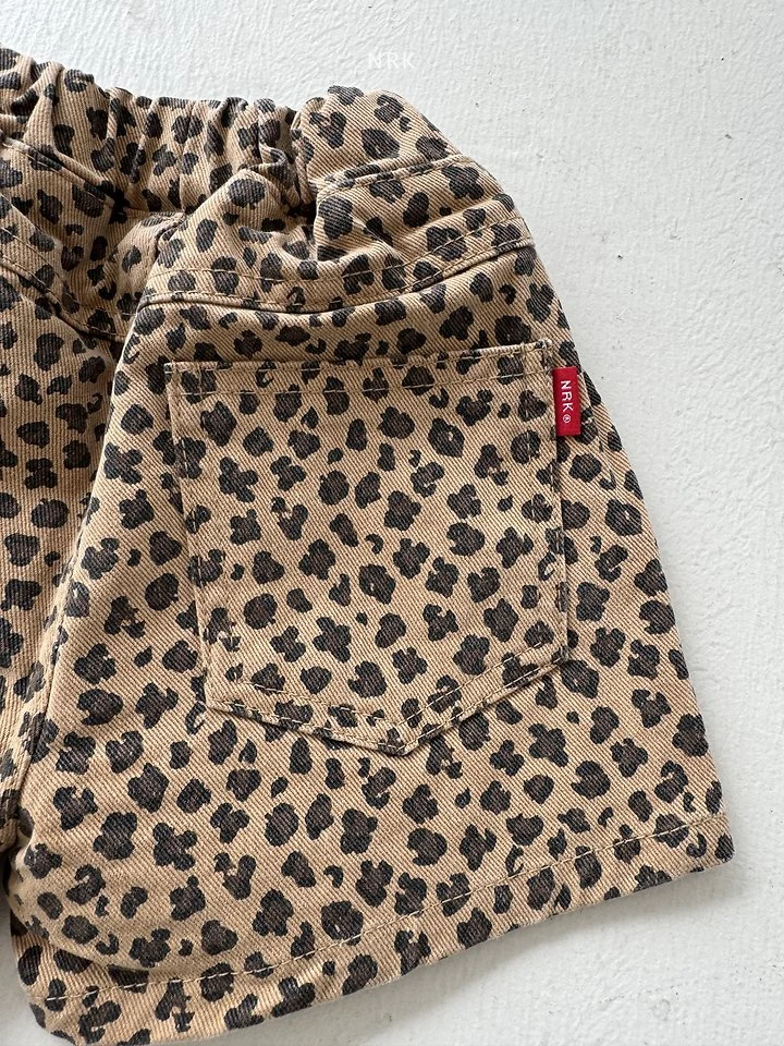Nrk - Korean Children Fashion - #kidsstore - Leopard Shorts - 5