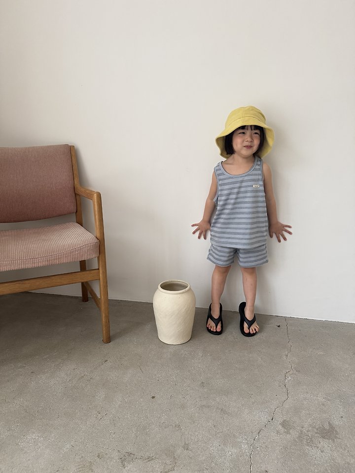 Nrk - Korean Children Fashion - #kidzfashiontrend - Pigment Stripe Set - 12