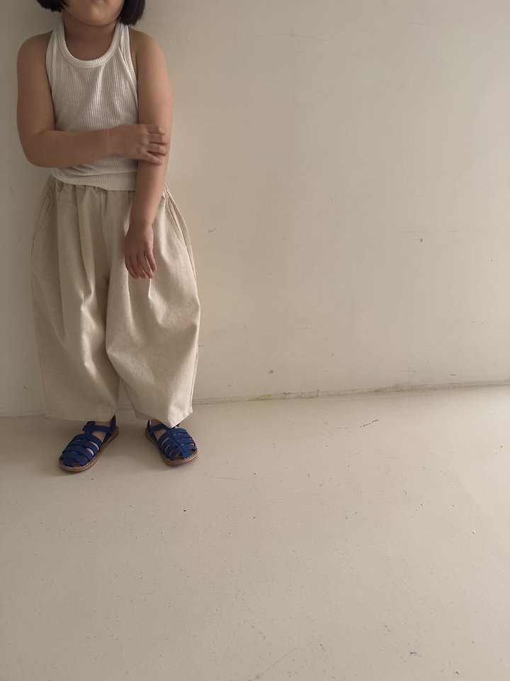 Nrk - Korean Children Fashion - #kidzfashiontrend - Linen Pleated Pants - 10