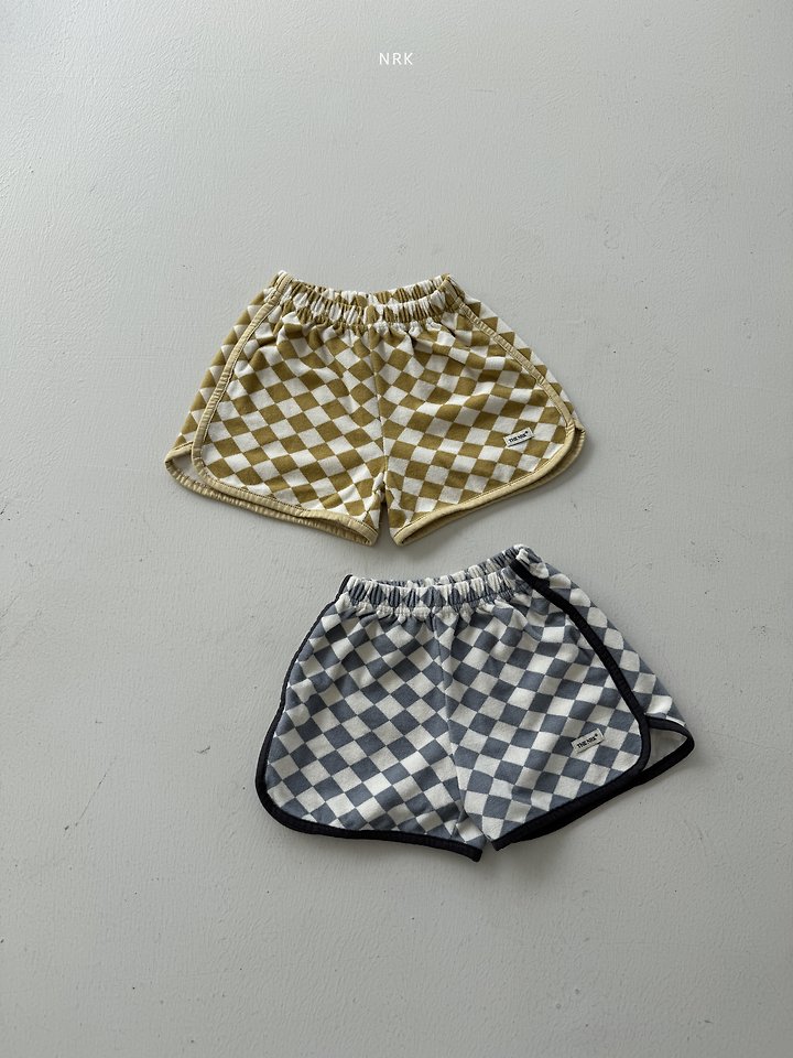 Nrk - Korean Children Fashion - #kidzfashiontrend - Check Shorts