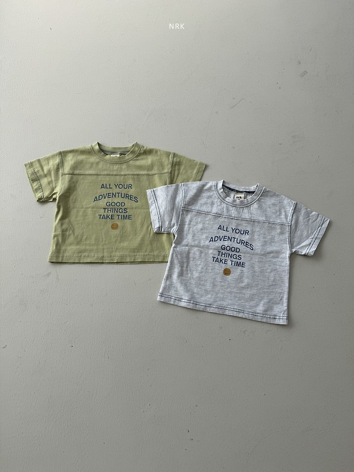 Nrk - Korean Children Fashion - #littlefashionista - Smile Panel Tee