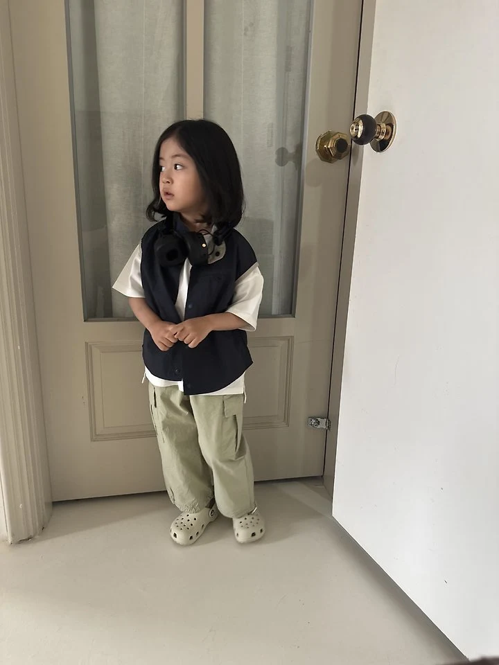 Nrk - Korean Children Fashion - #magicofchildhood - Solid Slit Tee - 11