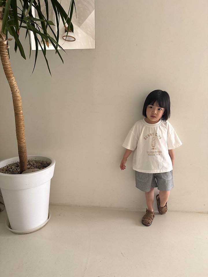 Nrk - Korean Children Fashion - #magicofchildhood - Striped Denim Shorts - 10