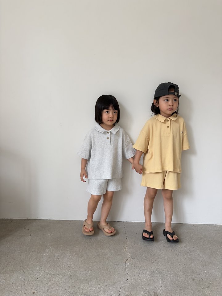 Nrk - Korean Children Fashion - #minifashionista - Collar Waffle Set - 6