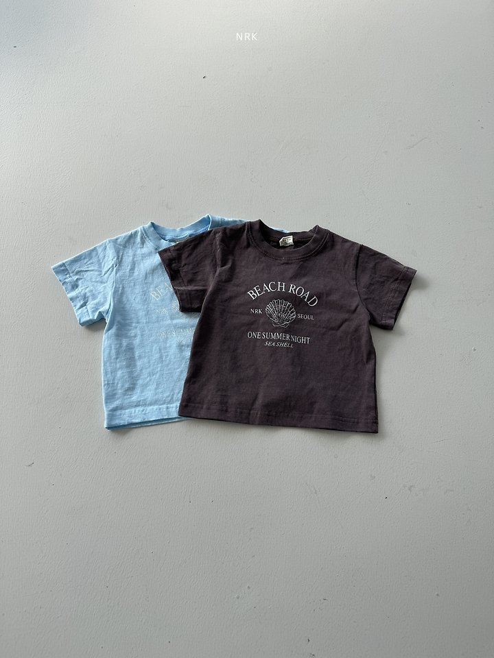 Nrk - Korean Children Fashion - #prettylittlegirls - Beach Pigment Tee