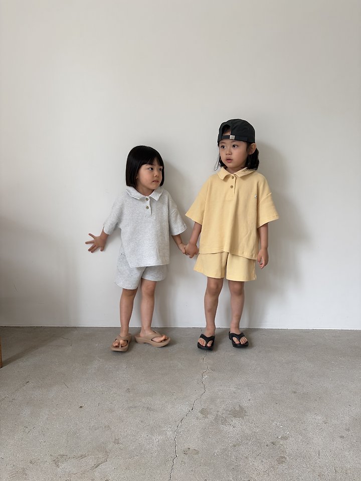 Nrk - Korean Children Fashion - #prettylittlegirls - Collar Waffle Set - 7