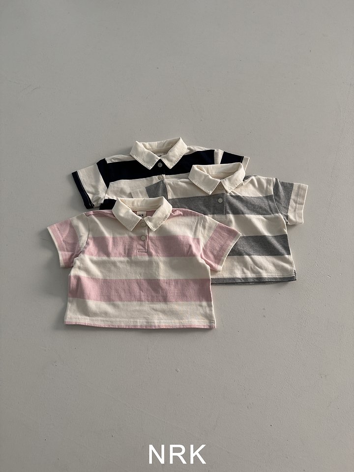 Nrk - Korean Children Fashion - #stylishchildhood - Denkkang Collar Tee