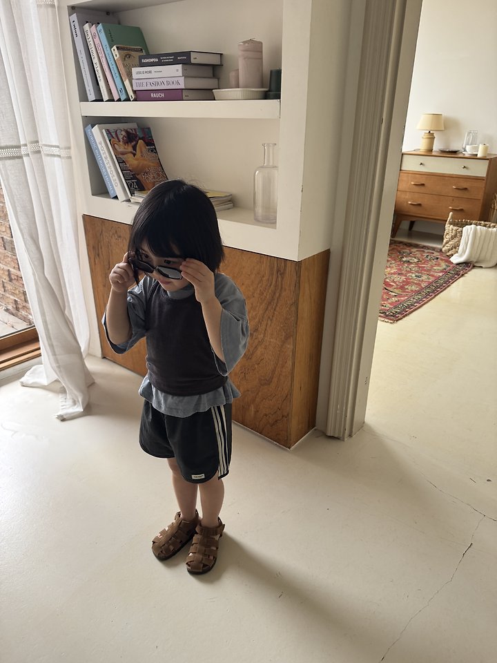 Nrk - Korean Children Fashion - #stylishchildhood - Tape Trim Shorts - 11