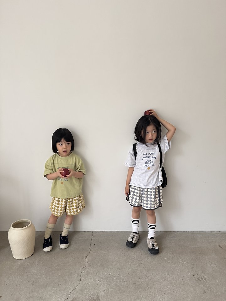 Nrk - Korean Children Fashion - #todddlerfashion - Check Shorts - 7