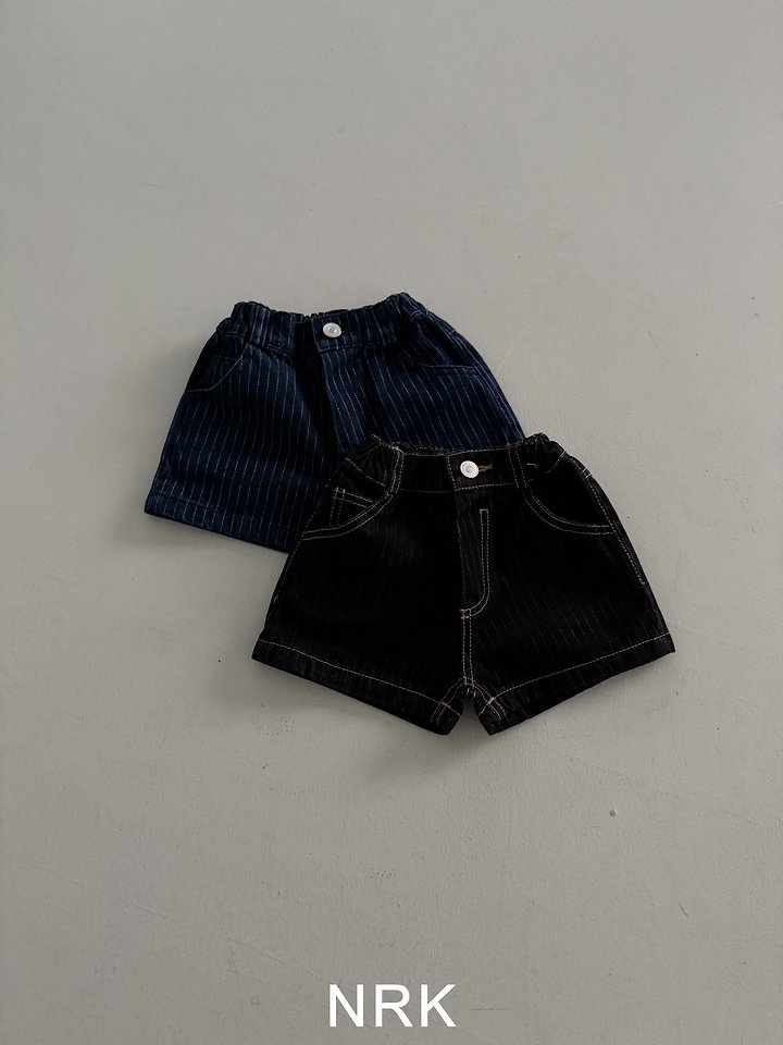 Nrk - Korean Children Fashion - #todddlerfashion - 5-Length Denim Shorts