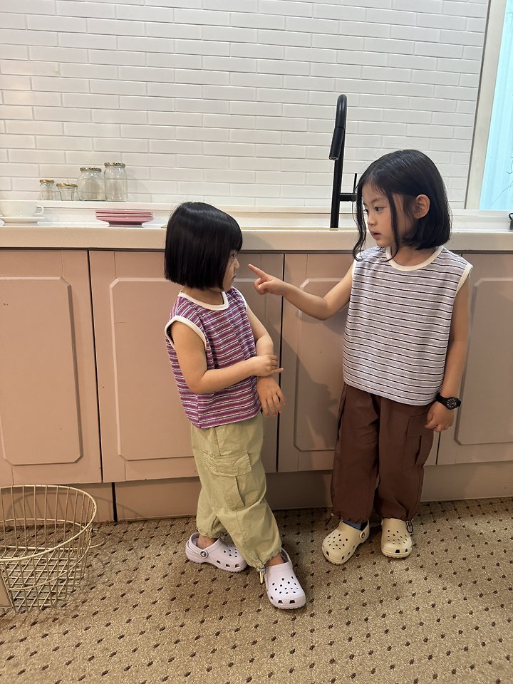 Nrk - Korean Children Fashion - #todddlerfashion - Pobby Terry Sleeveless - 7