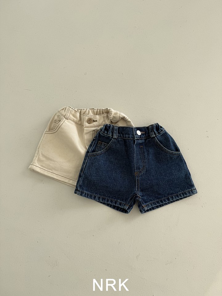 Nrk - Korean Children Fashion - #toddlerclothing - Denim Shorts