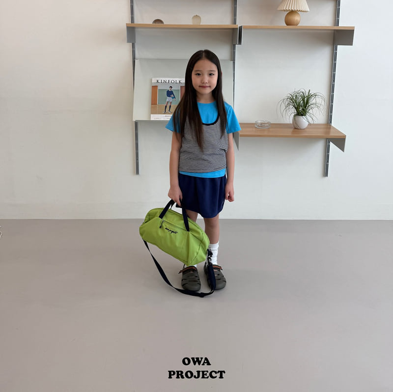 O Wa - Korean Children Fashion - #stylishchildhood - Wrap Terry Skirt - 4