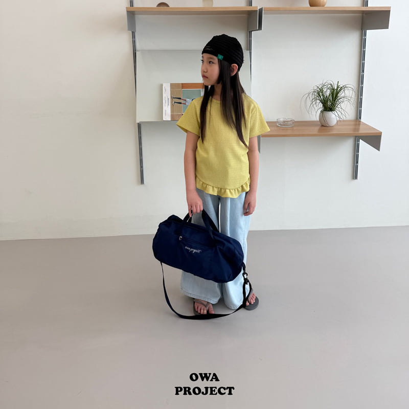 O Wa - Korean Children Fashion - #childofig - Pleated Frill Tee - 3