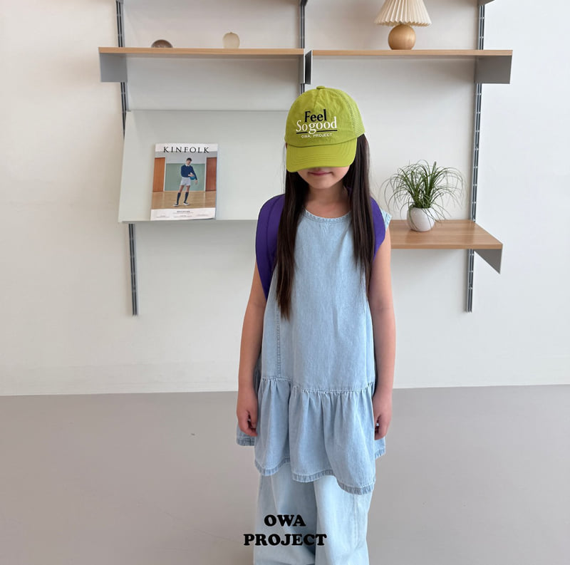 O Wa - Korean Children Fashion - #discoveringself - Panel Denim One-piece - 12