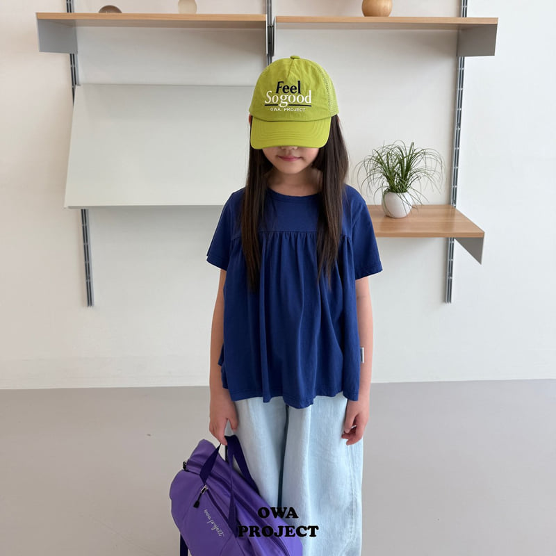 O Wa - Korean Children Fashion - #discoveringself - Shirring Tee - 4