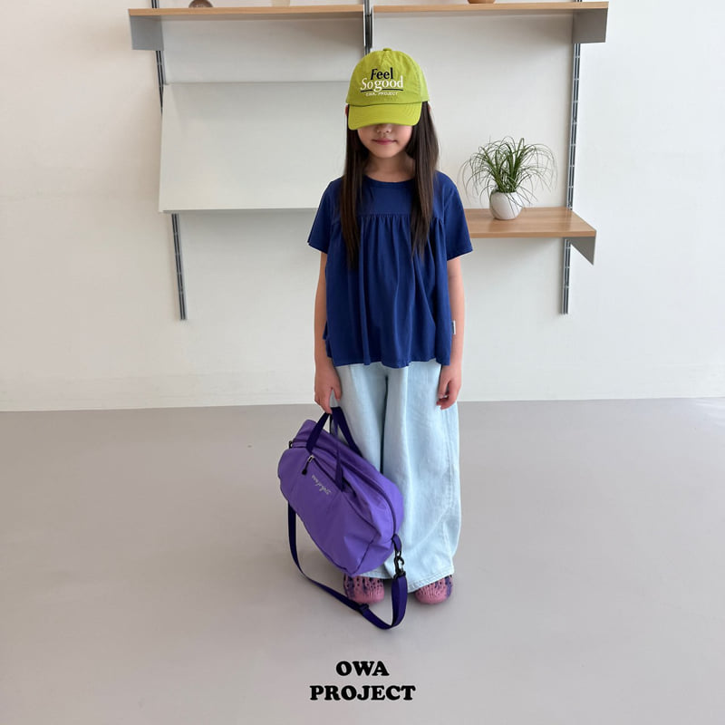 O Wa - Korean Children Fashion - #kidsshorts - Shirring Tee - 5