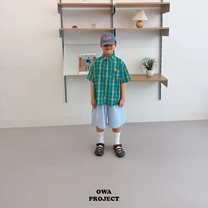 O Wa - Korean Children Fashion - #kidsshorts - Yorong Check Shirt - 2