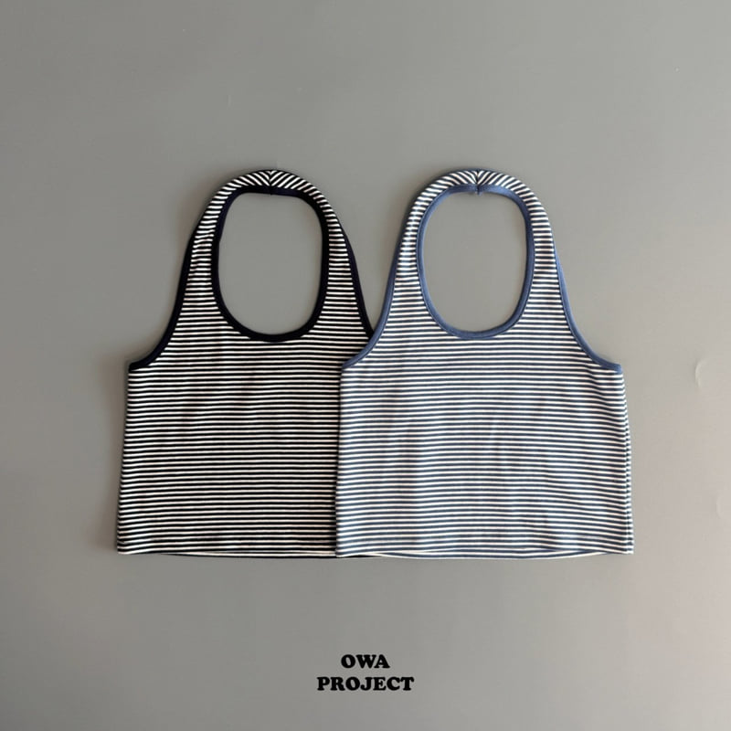 O Wa - Korean Children Fashion - #kidzfashiontrend - Single Halter Sleeveless