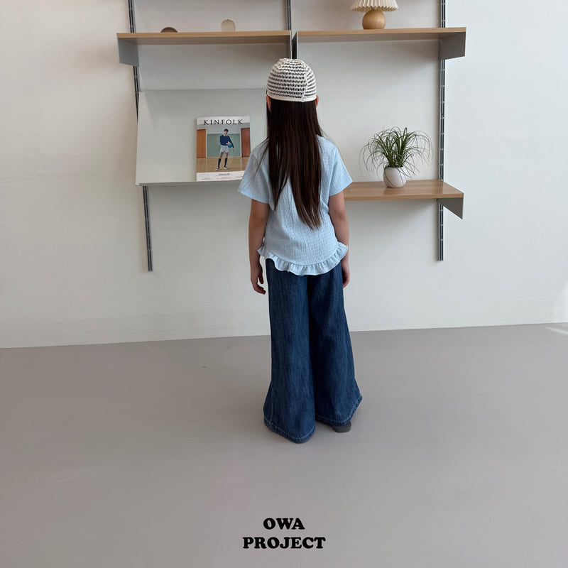 O Wa - Korean Children Fashion - #kidzfashiontrend - Pleated Frill Tee - 10